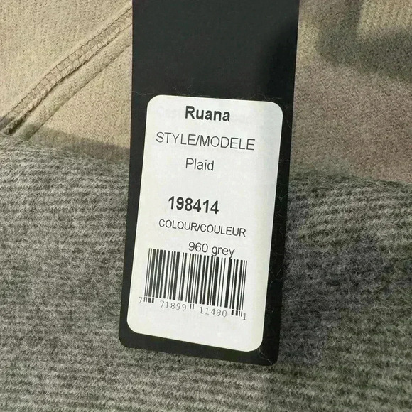 FRAAS - Plaid Ruana - Picture 4 of 5